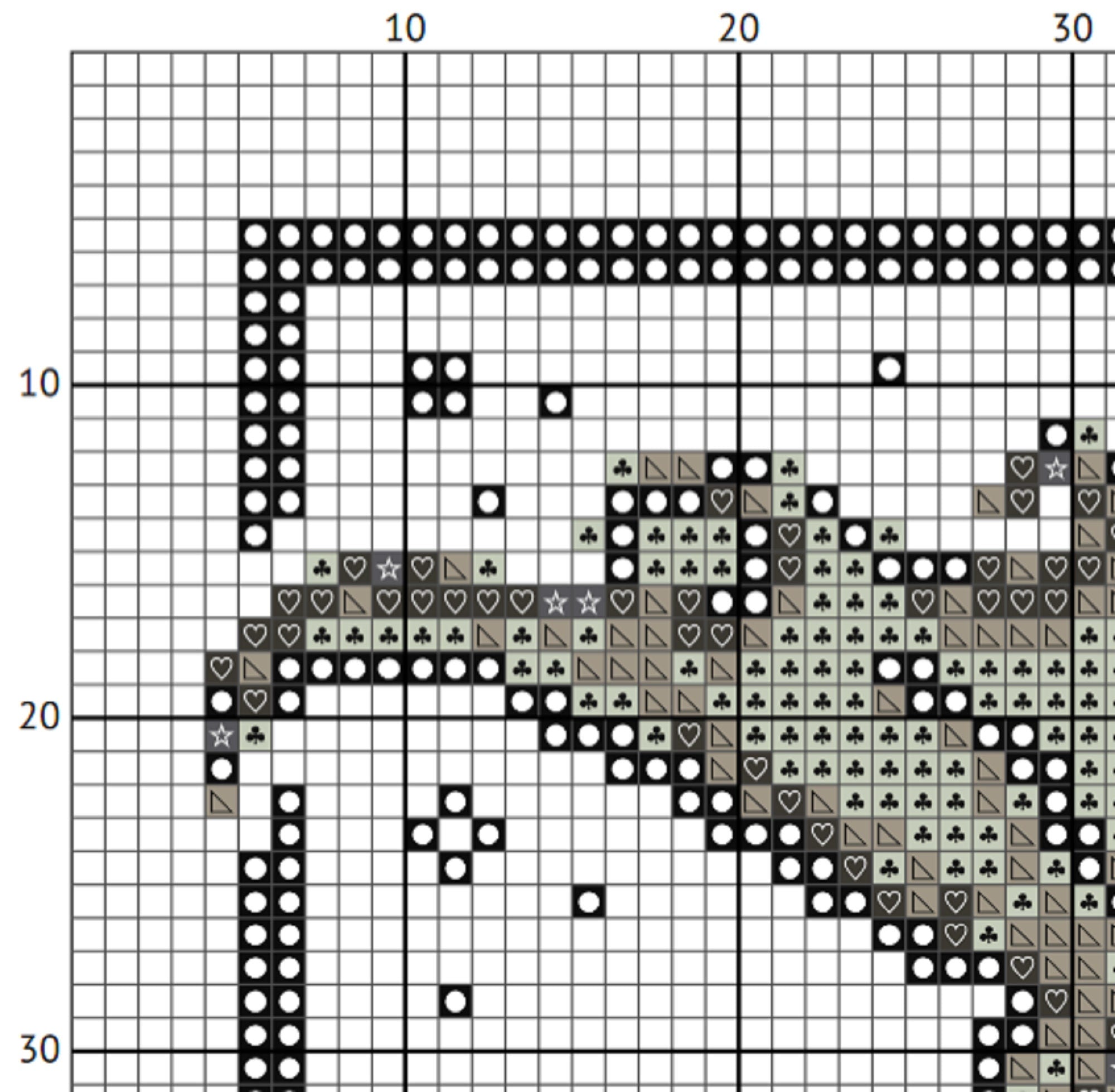 Draco Dormiens - Cross Stitch Pattern