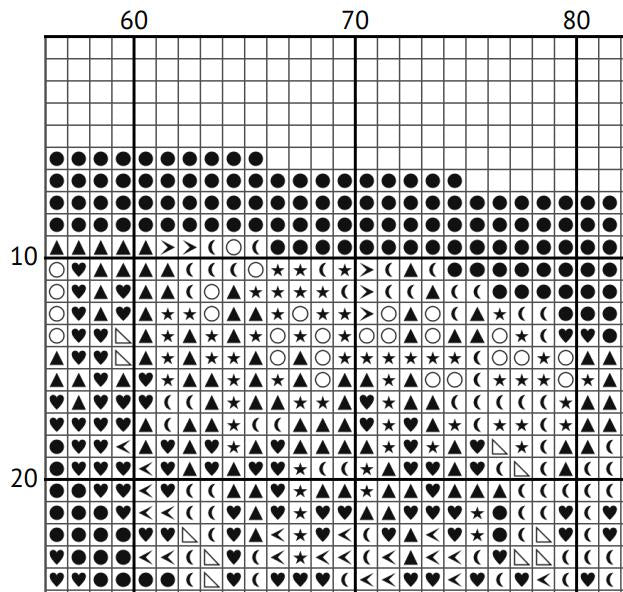 Medieval Cat Cross Stitch Pattern (PDF) – Bestiary Codex Animal - EASY LEVEL