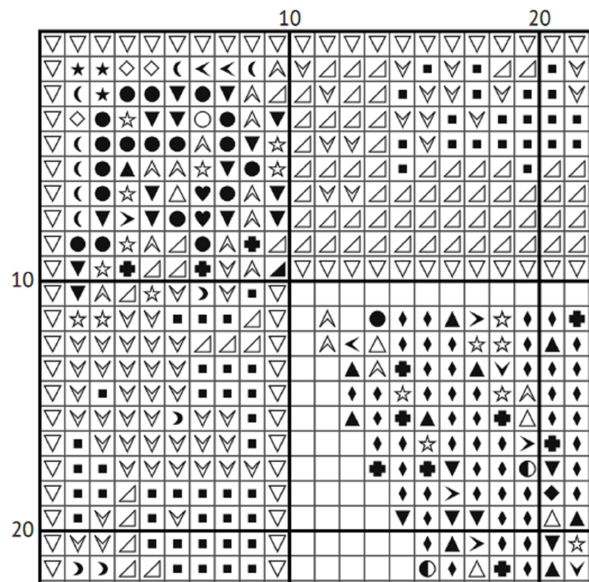 Medieval Chess Game Cross Stitch Pattern (PDF) - Codex Manesse - INTERMEDIATE LEVEL