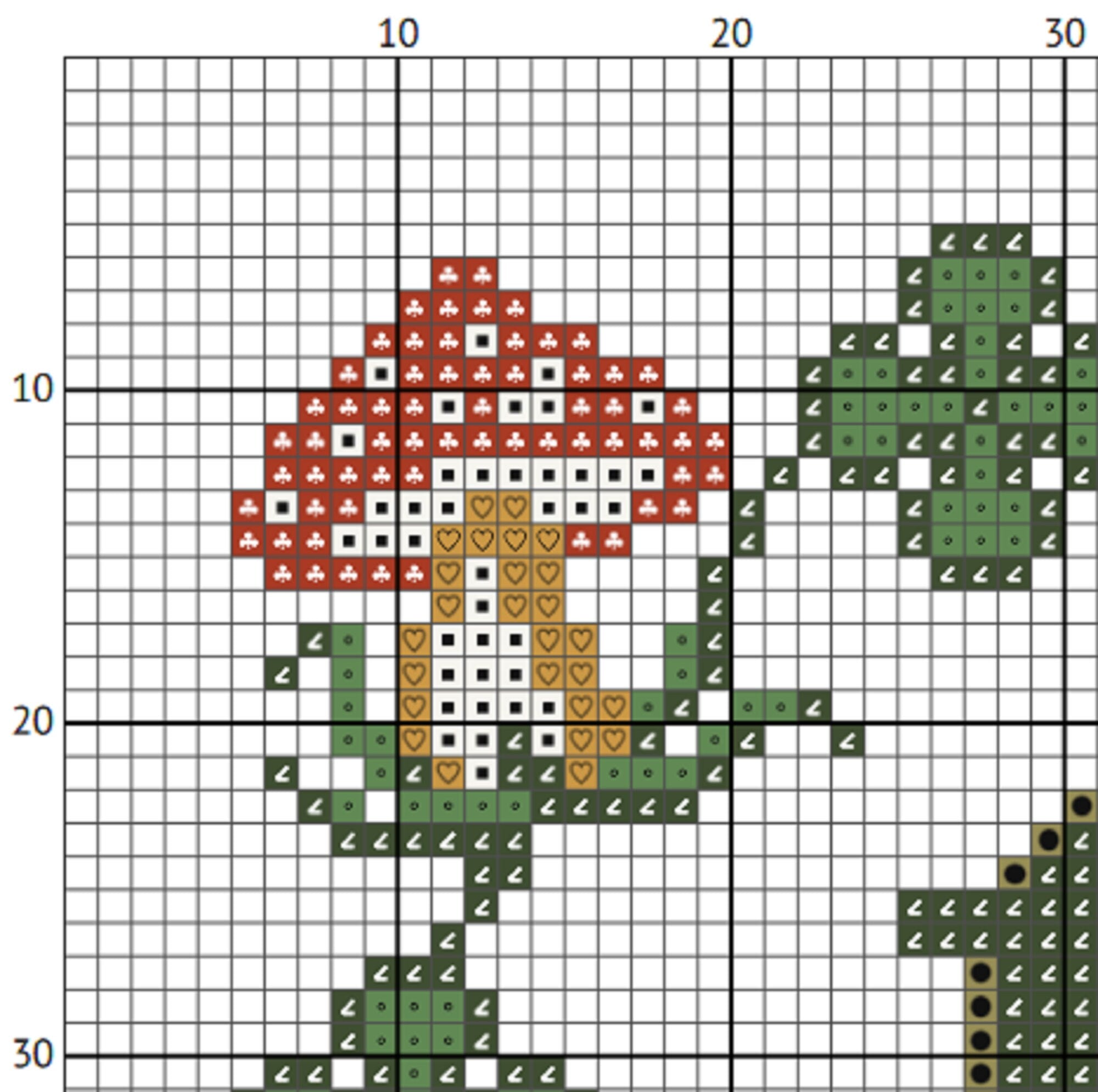 LOTR Tolkien Cross Stitch Pattern - Not All Those Who Wander Are Lost (PDF) - EASY LEVEL