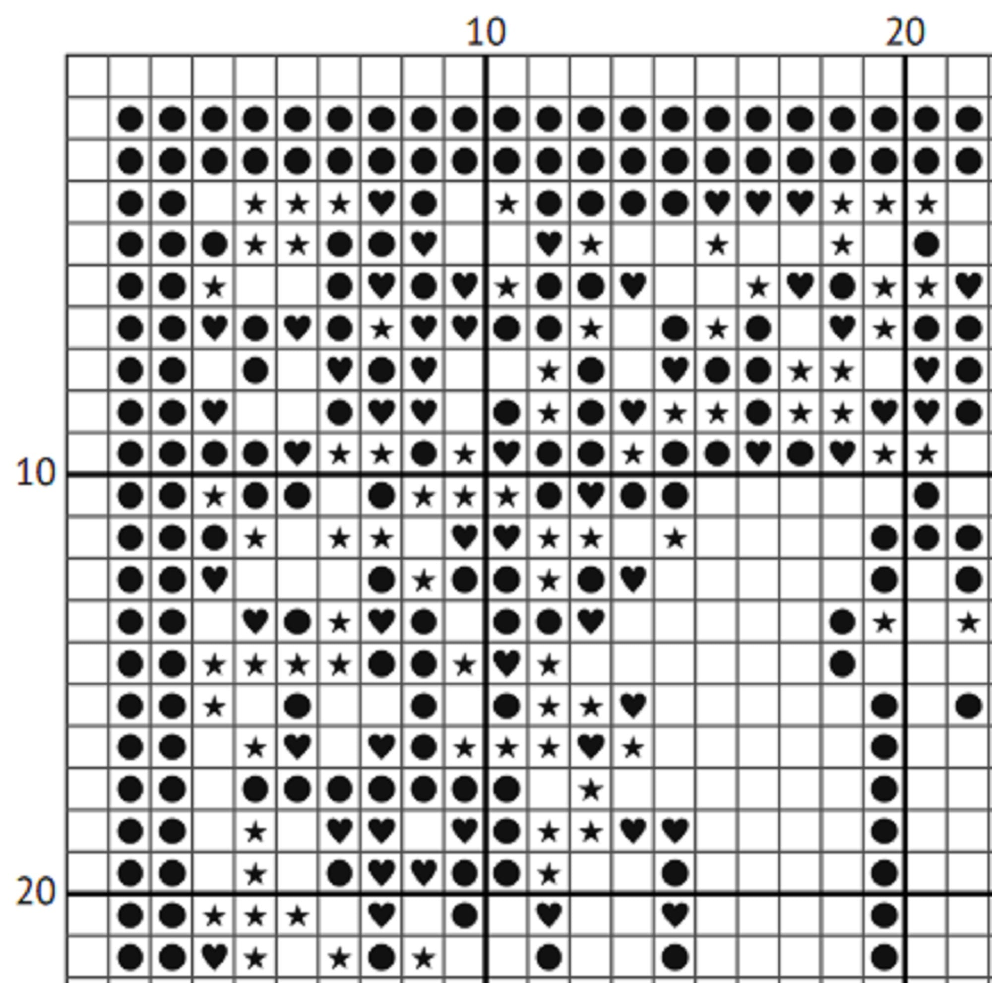 The Magician Tarot - Cross Stitch Pattern - Major Arcana Raider Waite - INTERMEDIATE LEVEL