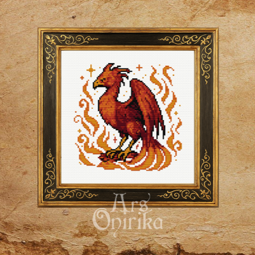 Phoenix Cross Stitch Pattern - Part of a Bundle (PDF)