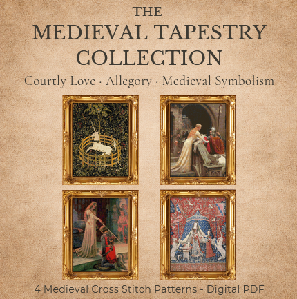 MEDIEVAL Tapestry COLLECTION Cross Stitch Pattern - Bundle of 4 (PDF)