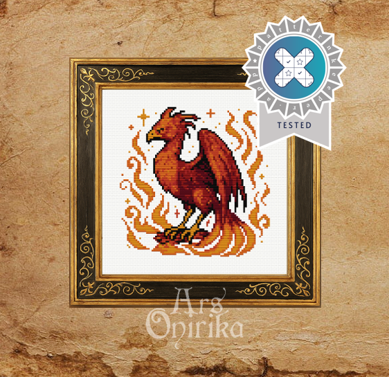 Phoenix Cross Stitch Pattern - Part of a Bundle (PDF)