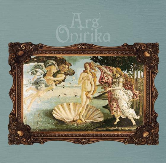 The Birth of Venus Cross Stitch Pattern - Botticelli Art Embroidery (PDF) - ADVANCED LEVEL