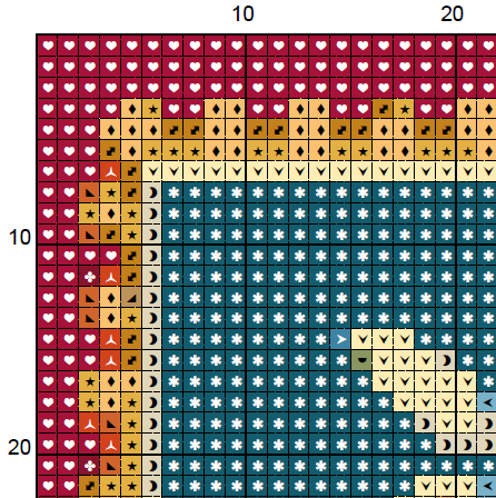 Christmas Cross Stitch Pattern - The Adoration Of The Magi (PDF) - INTERMEDIATE LEVEL