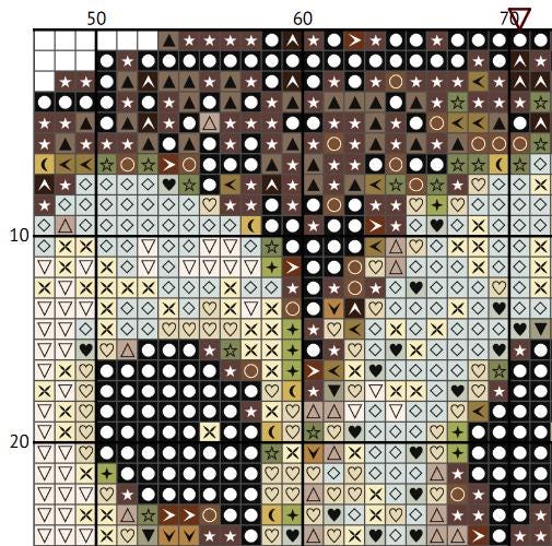 Owl Cross Stitch Pattern (PDF) - Botanic Vintage Sampler - INTERMEDIATE LEVEL