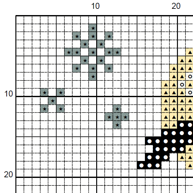 Gothic Winter Cross Stitch Pattern - Grim Reaper (PDF) - EASY LEVEL