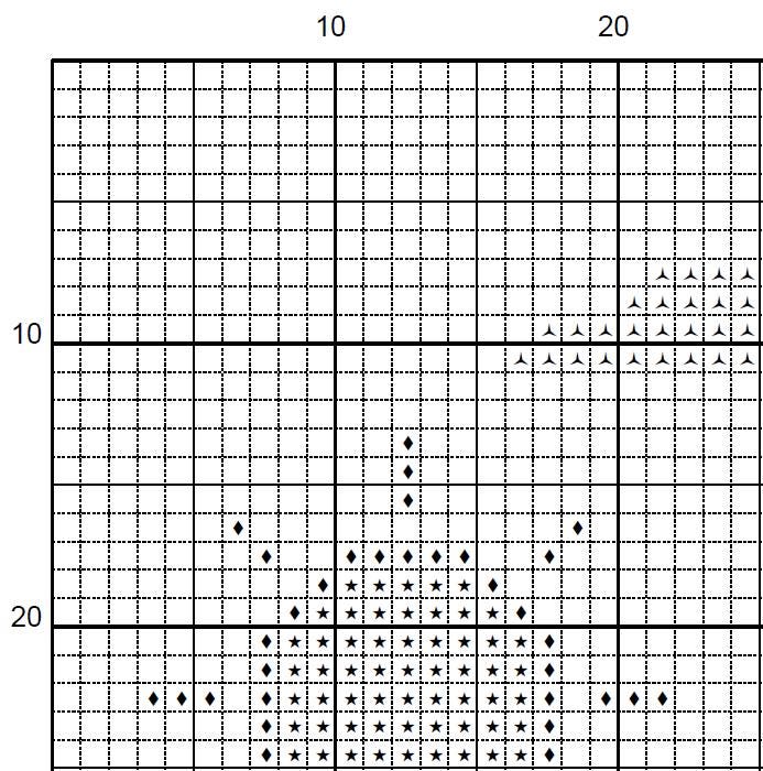 Anti Summer Club Cross Stitch Pattern - Grim Reaper (PDF) - EASY LEVEL