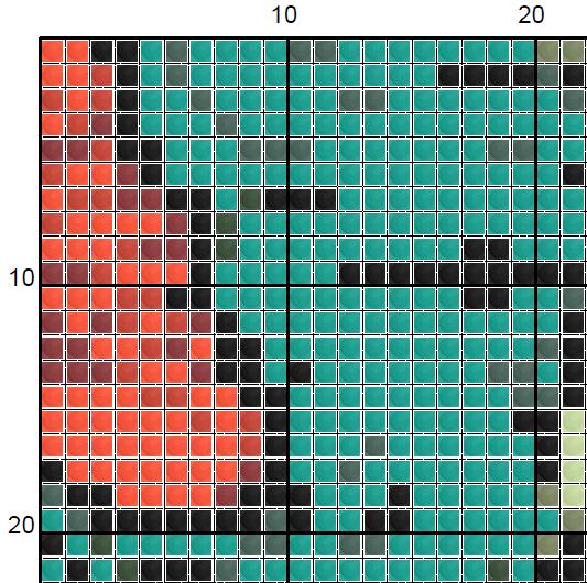 Poppy Garden Cross Stitch Pattern – Floral Needlepoint Design (PDF) - INTERMEDIATE LEVEL