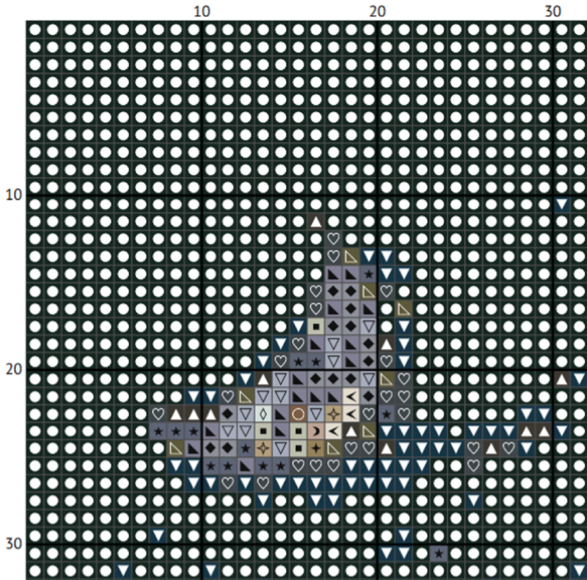 Goya Aquelarre Cross Stitch Pattern (PDF) – Witchcraft Coven Embroidery - ADVANCED LEVEL