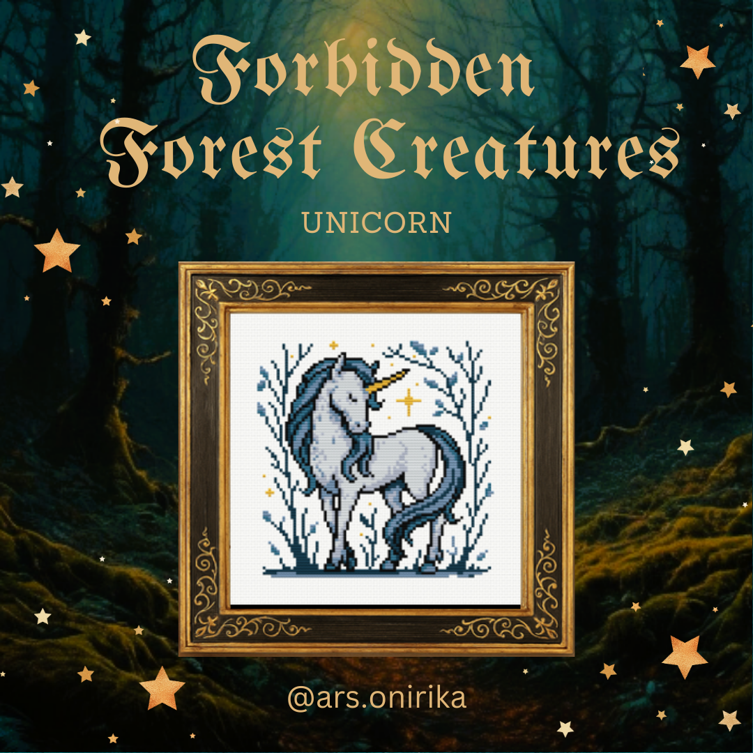 Forbidden Forest Cross Stitch Pattern BUNDLE (PDF)