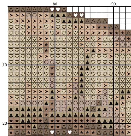 Snail Cat Cross Stitch Pattern - Medieval Animal Bestiary (PDF) - INTERMEDIATE LEVEL