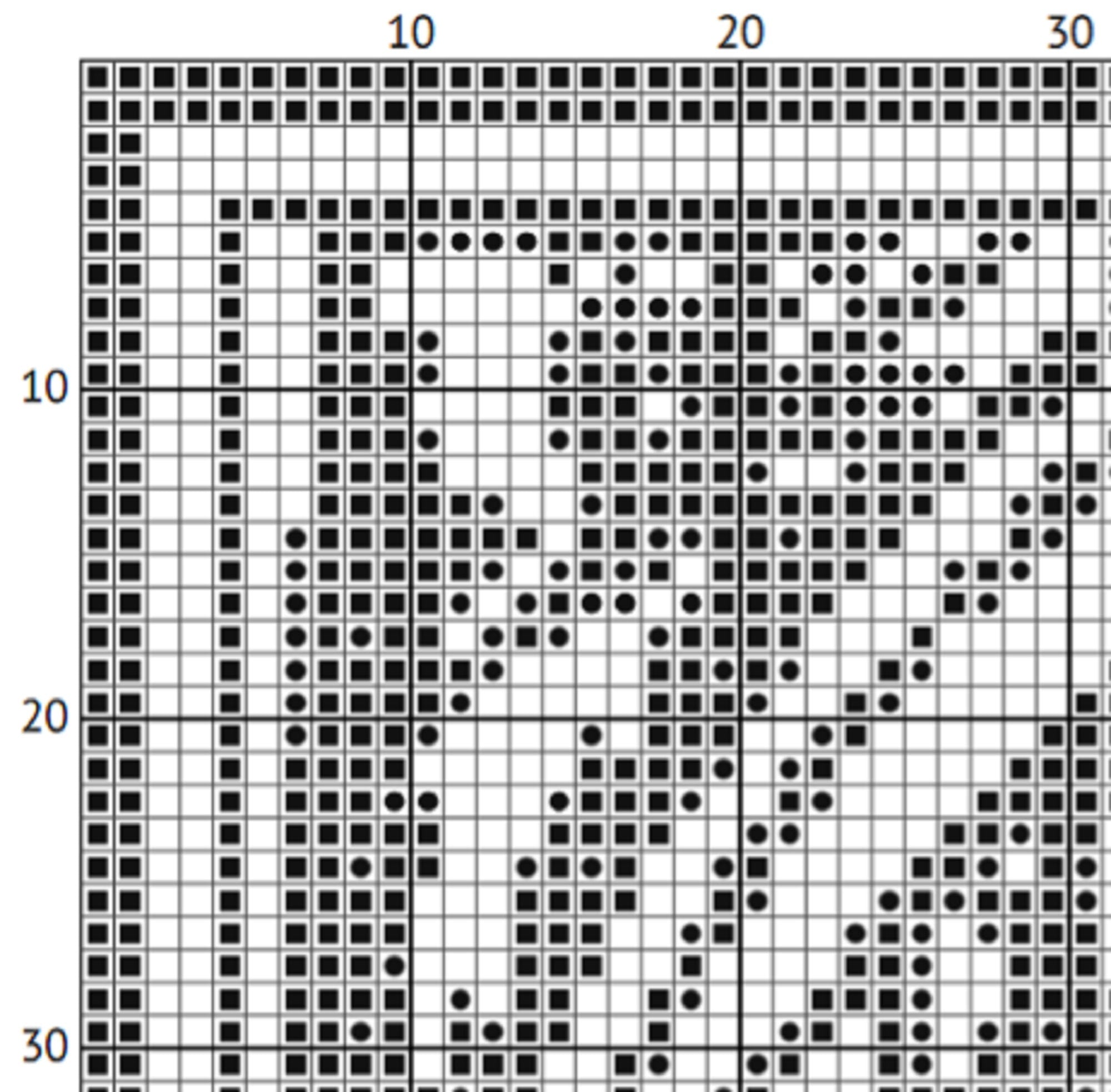 Medieval Embroiderer - Cross Stitch Pattern