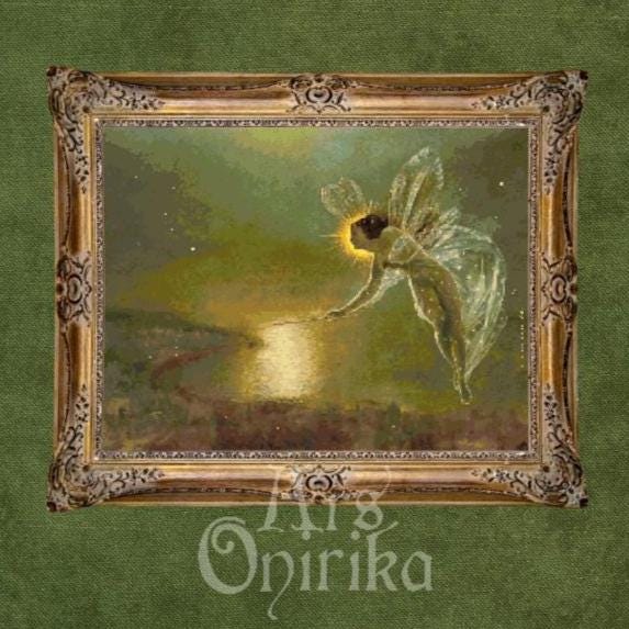 Magic Fairy - Spirit of the Night - Cross Stitch Pattern (PDF) - ADVANCED LEVEL