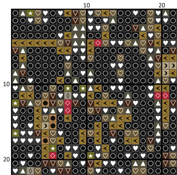 Medieval Unicorn Cross Stitch Pattern: Fantasy Tapestry (PDF) - INTERMEDIATE LEVEL