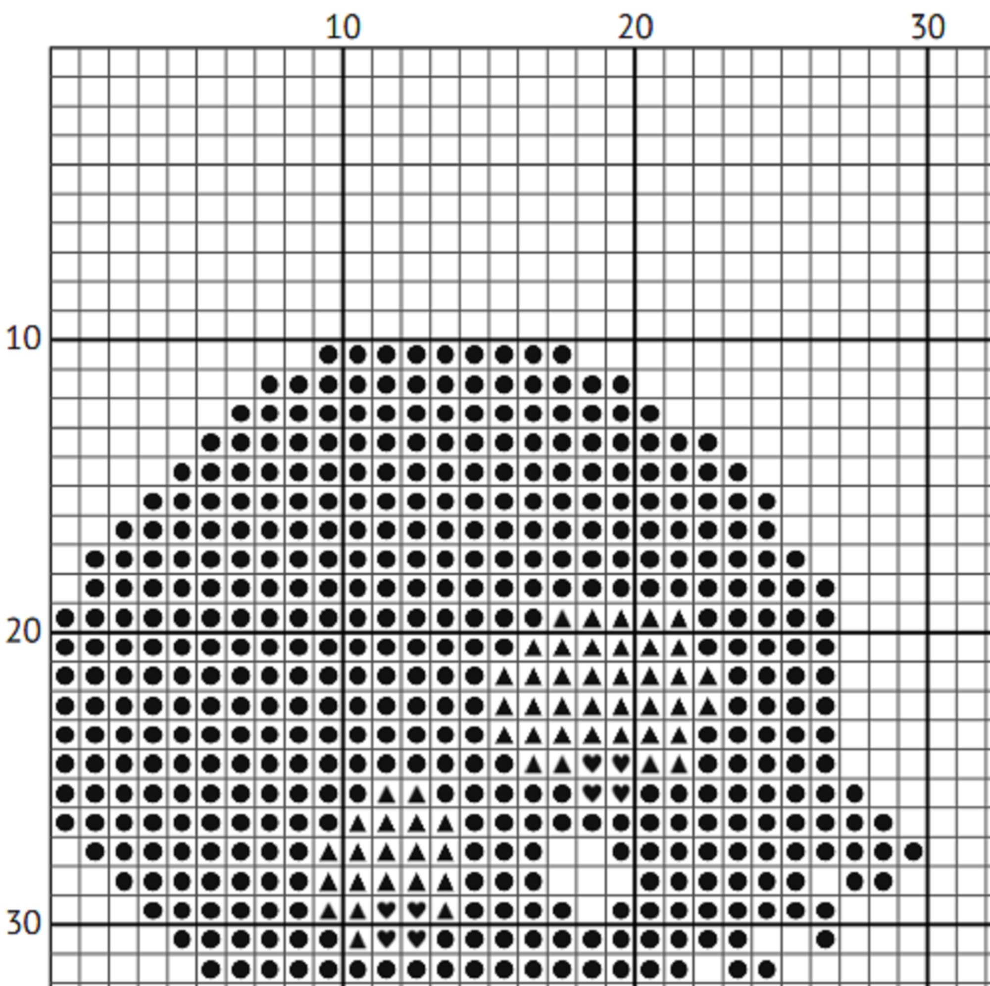 Beetle Juice Creepy Cross Stitch Pattern - Nightmare Burton Halloween (PDF) - EASY LEVEL