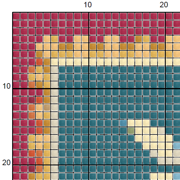 Christmas Cross Stitch Pattern - The Adoration Of The Magi (PDF) - INTERMEDIATE LEVEL