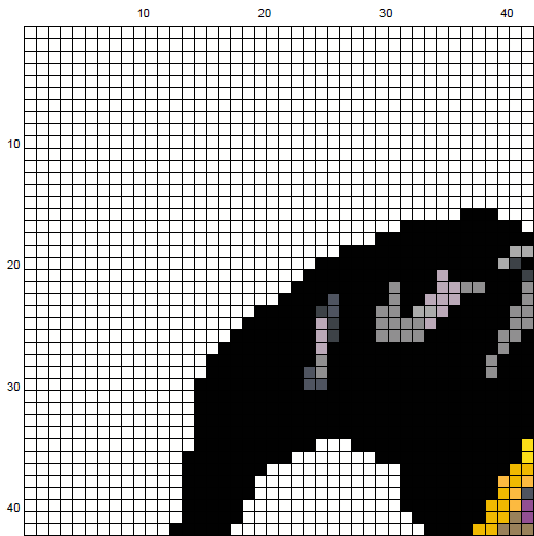 Pumpkin Witch Cross Stitch Pattern - Halloween Needlepoint (PDF) - INTERMEDIATE LEVEL