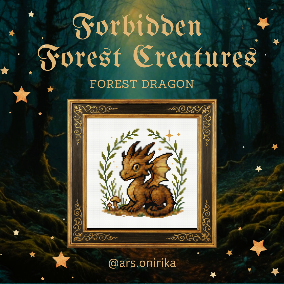 Forbidden Forest Cross Stitch Pattern BUNDLE (PDF)