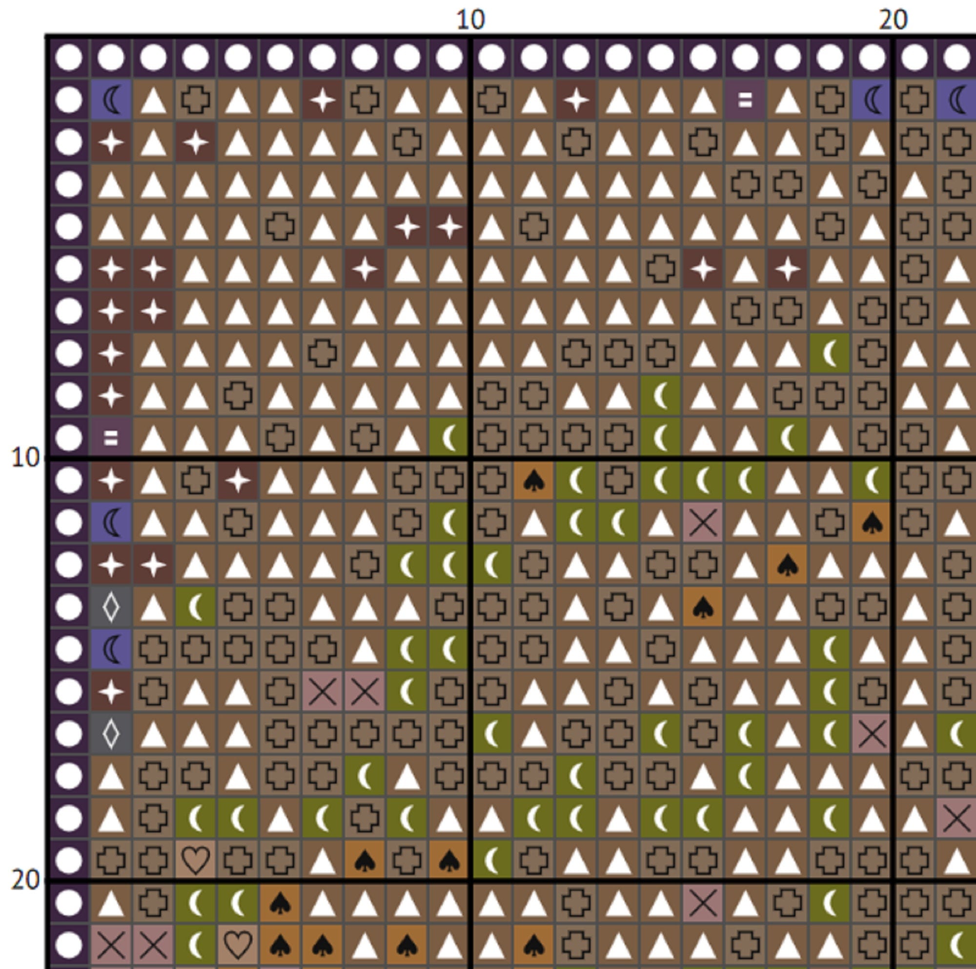 Labyrinth Movie Cross Stitch Pattern – Bowie (PDF) - ADVANCED LEVEL