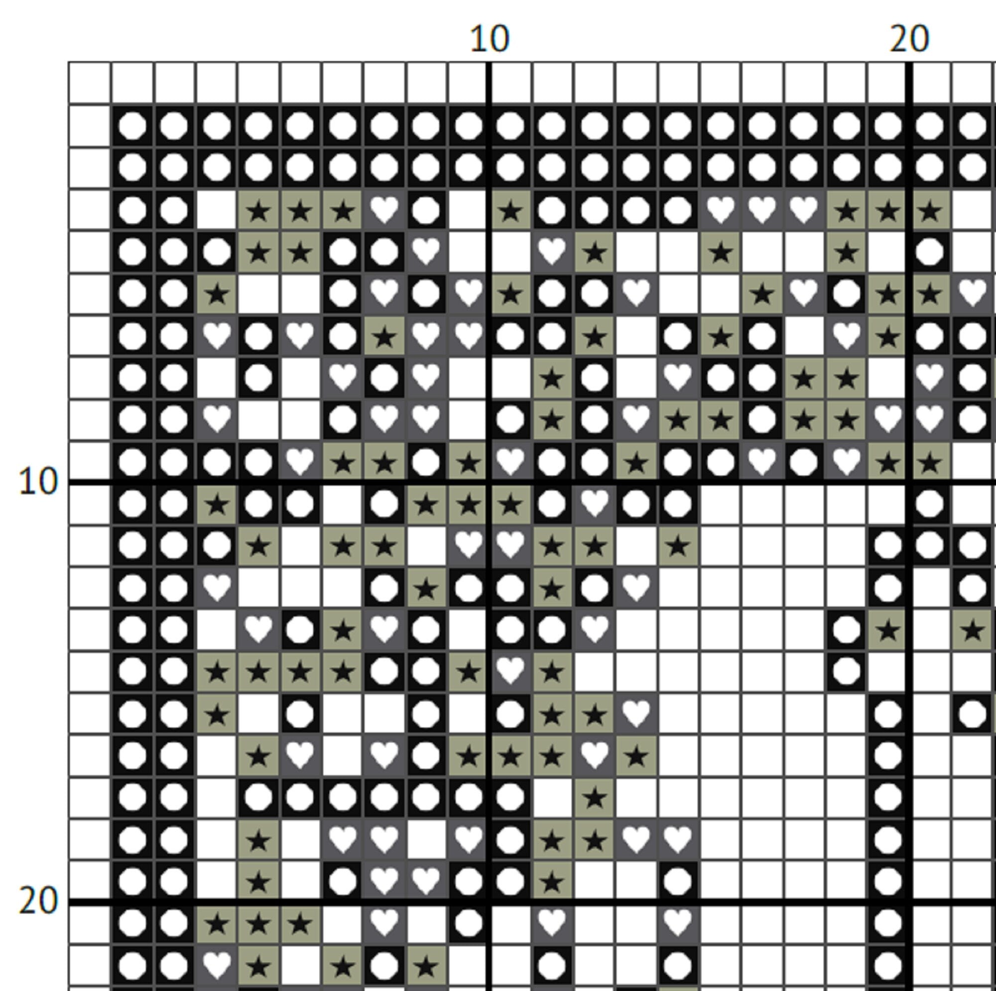 The Magician Tarot - Cross Stitch Pattern - Major Arcana Raider Waite - INTERMEDIATE LEVEL