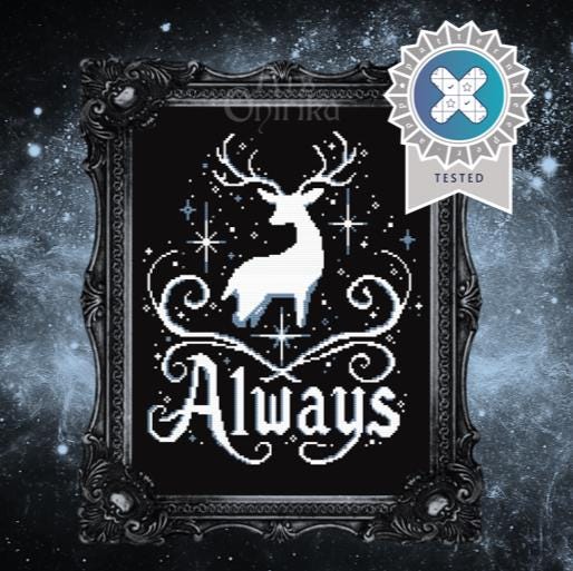 Patronus Cross Stitch Pattern (PDF) - EASY LEVEL