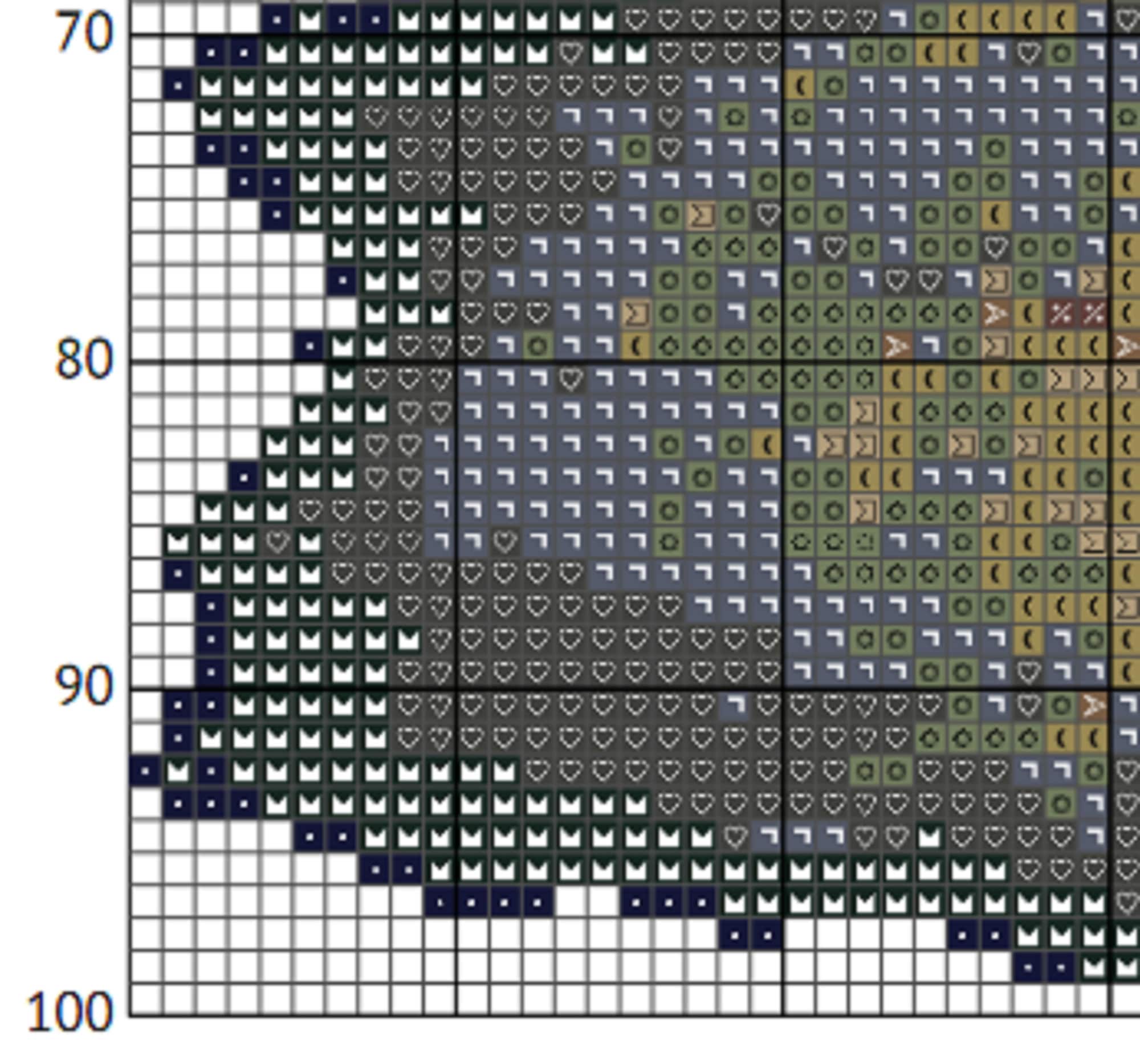 Bonfire Cross Stitch Pattern – Dark Souls Fantasy Gamer (PDF) - INTERMEDIATE LEVEL