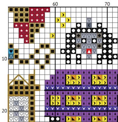 HP Magic Cross Stitch Pattern – Wizard Tribute (PDF) - EASY LEVEL