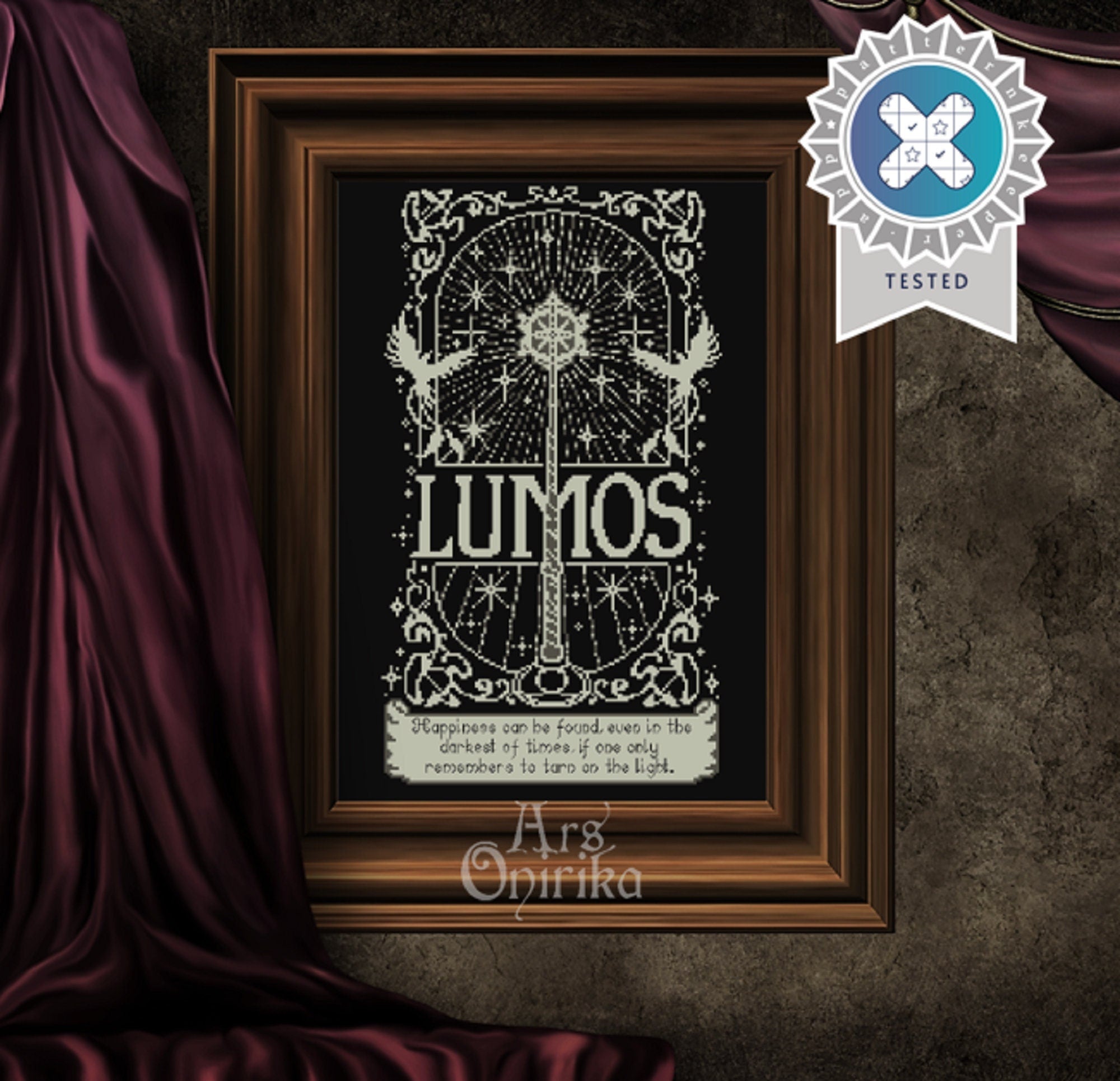 Wizard Quotes Cross Stitch Pattern Bundle – Magical PDF Set - INTERMEDIATE LEVEL