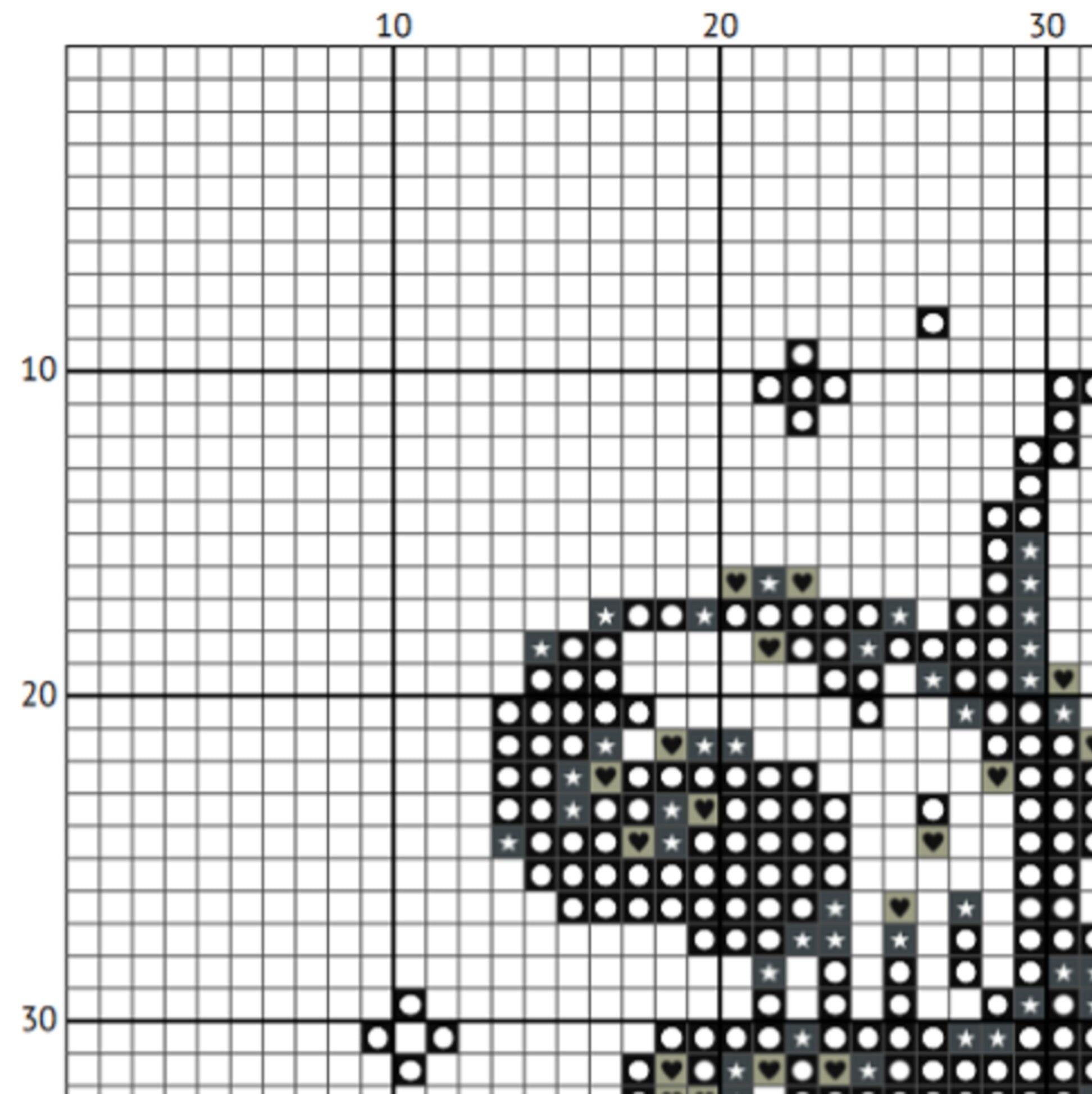 Medusa - Cross Stitch Pattern