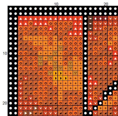 Wizarding Castle Cross Stitch Pattern (PDF) – Stained Glass - INTERMEDIATE LEVEL