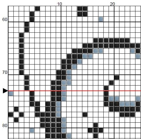 Patronus Cross Stitch Pattern (PDF) - EASY LEVEL