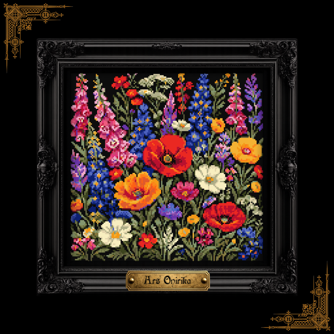 Flower Garden - Cross Stitch Pattern