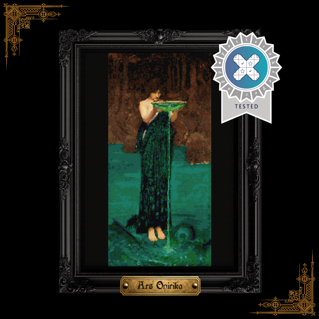 Circe Invidiosa Cross Stitch Pattern