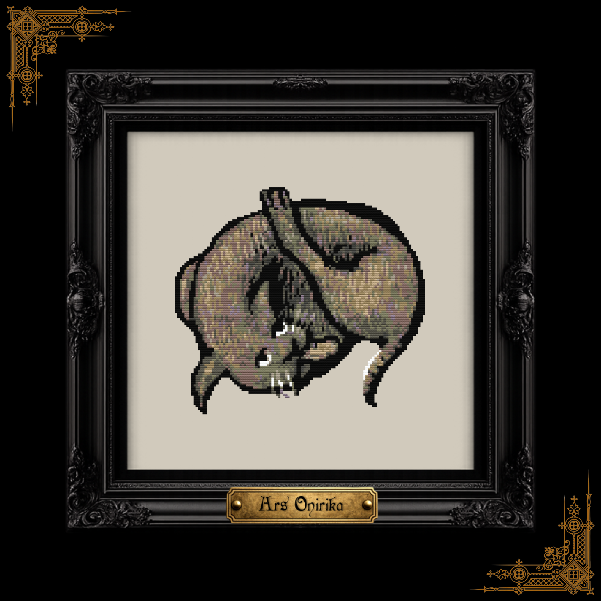 Medieval Cat II - Cross Stitch Pattern