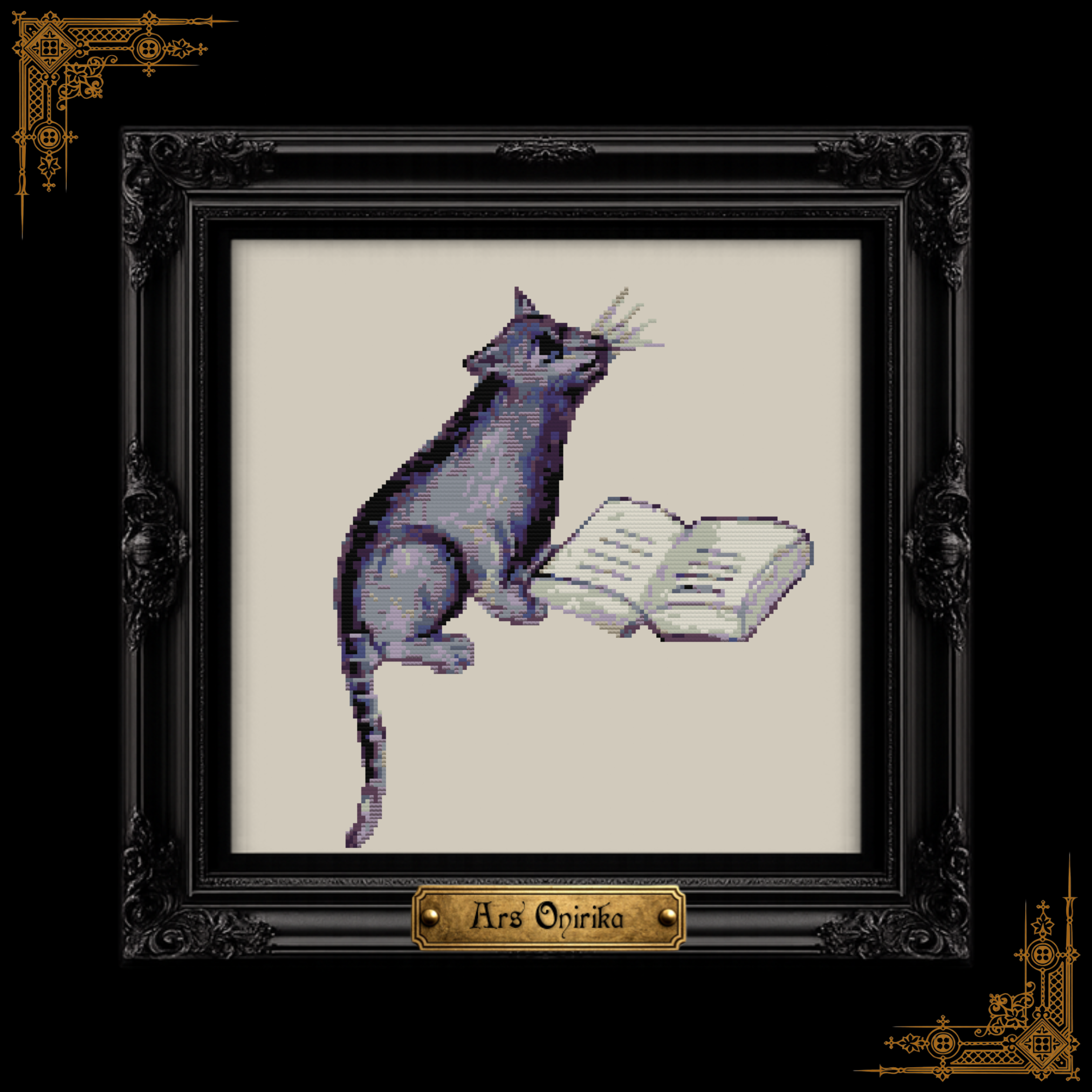Medieval Cat - Cross Stitch Pattern