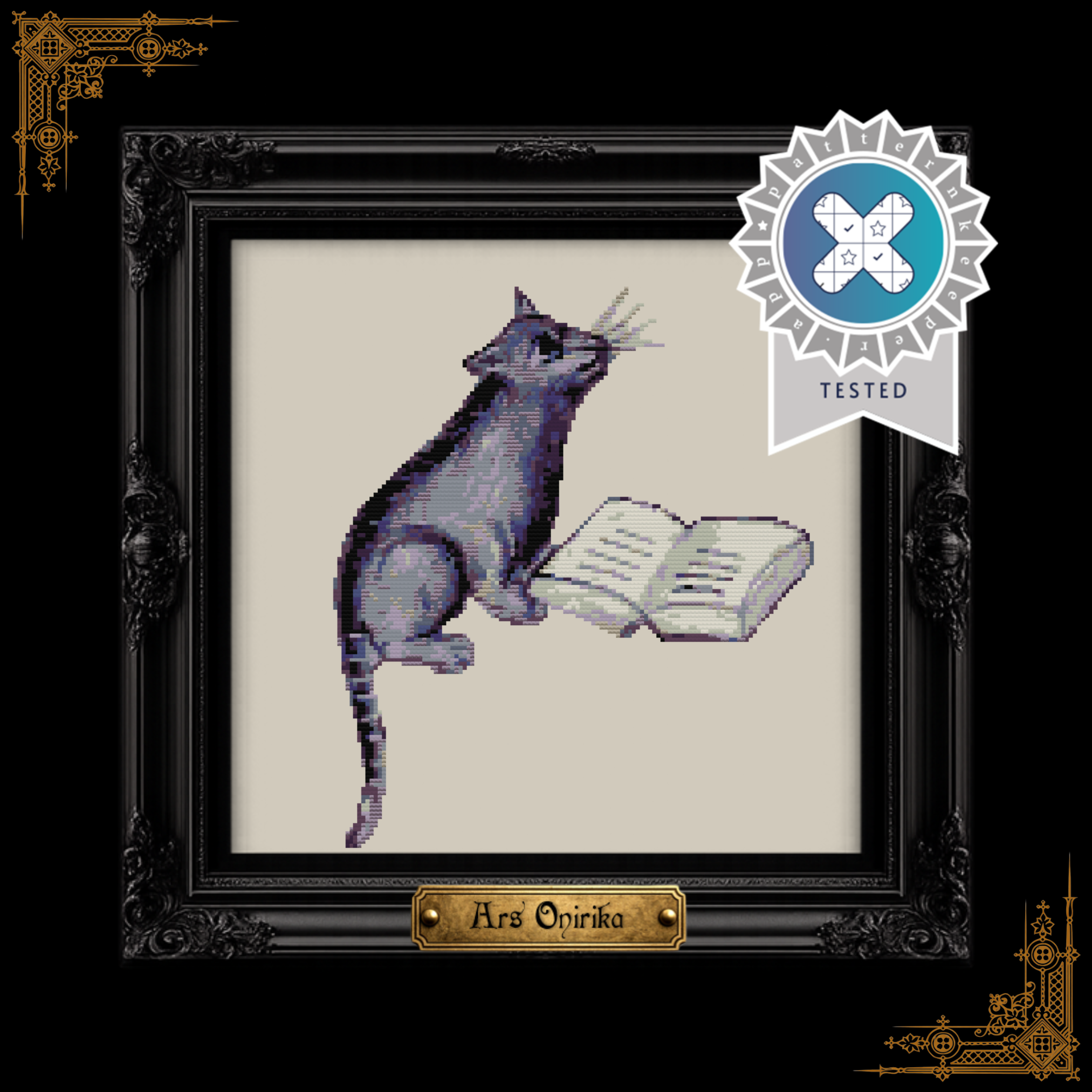 Medieval Cat - Cross Stitch Pattern
