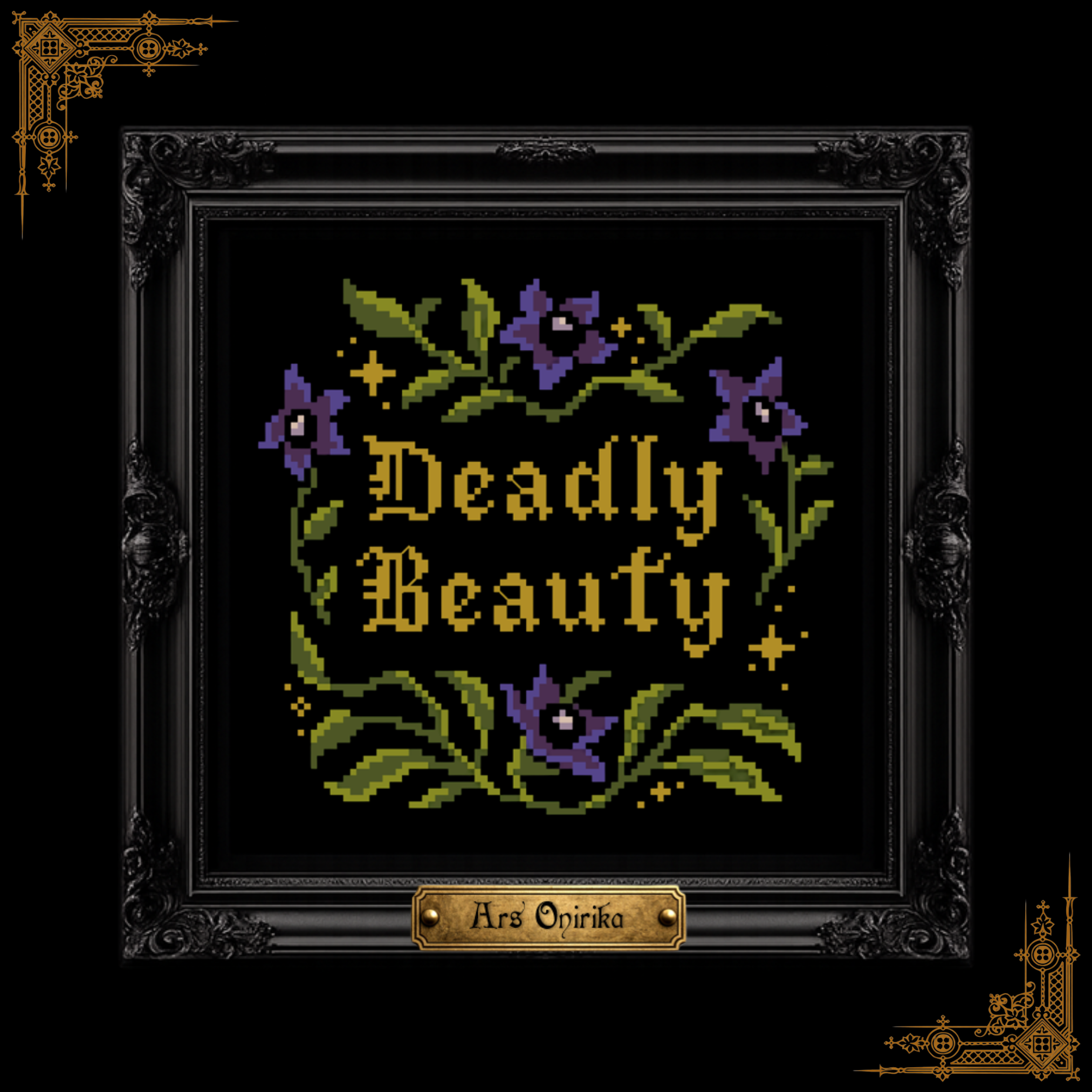 Deadly Beauty - Cross Stitch Pattern
