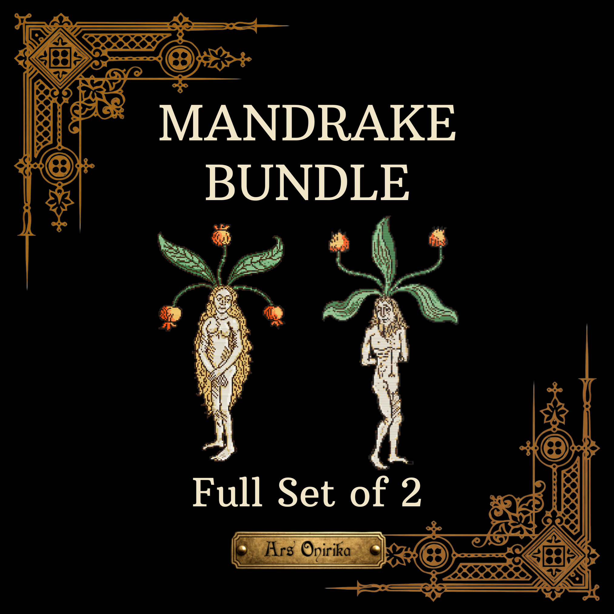 𝐌𝐀𝐍𝐃𝐑𝐀𝐊𝐄 𝐁𝐔𝐍𝐃𝐋𝐄 – 𝐂𝐫𝐨𝐬𝐬 𝐒𝐭𝐢𝐭𝐜𝐡 𝐏𝐚𝐭𝐭𝐞𝐫𝐧