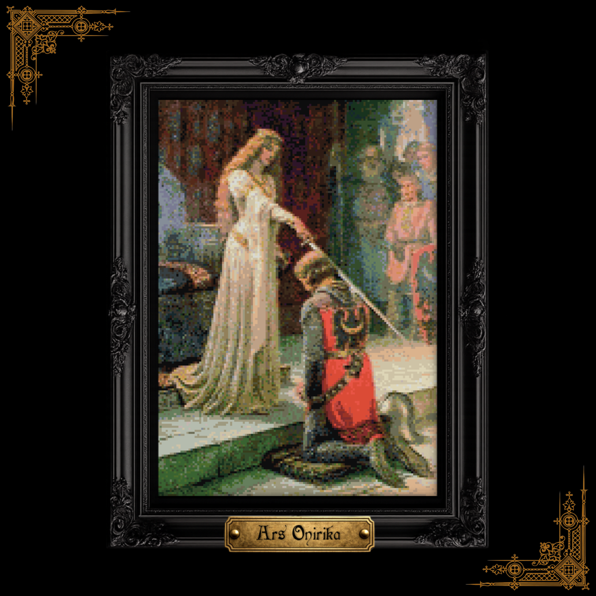 𝐓𝐇𝐄 𝐋𝐀𝐃𝐘 𝐀𝐍𝐃 𝐓𝐇𝐄 𝐒𝐖𝐎𝐑𝐃 – 𝐂𝐫𝐨𝐬𝐬 𝐒𝐭𝐢𝐭𝐜𝐡 𝐏𝐚𝐭𝐭𝐞𝐫𝐧