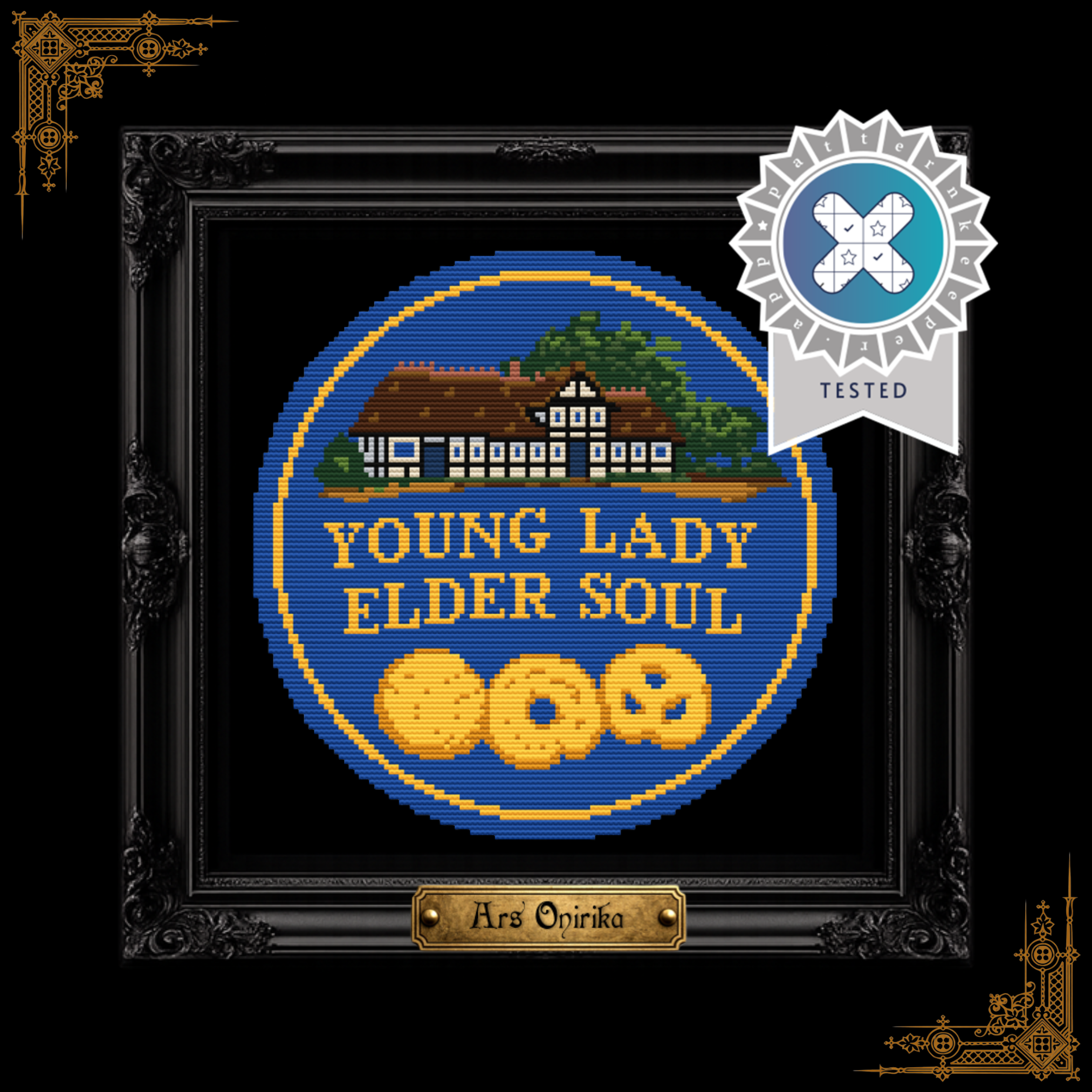 Young Lady, Elder Soul - Cross Stitch Pattern