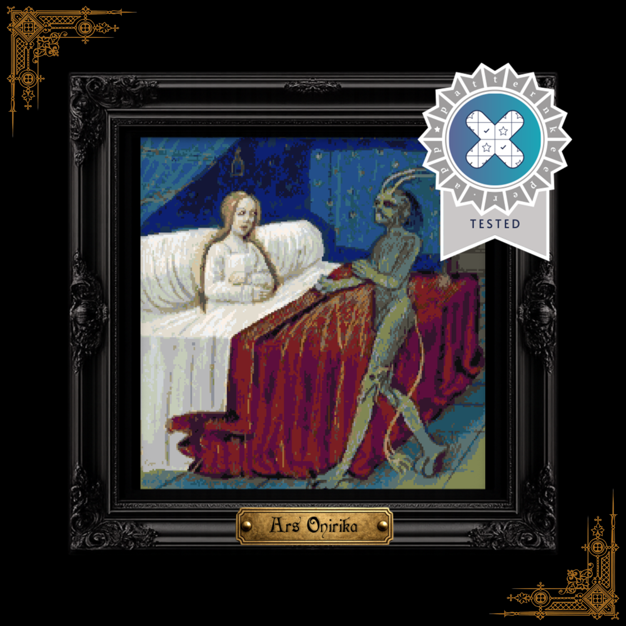 Sleep Paralysis - Cross Stitch Pattern