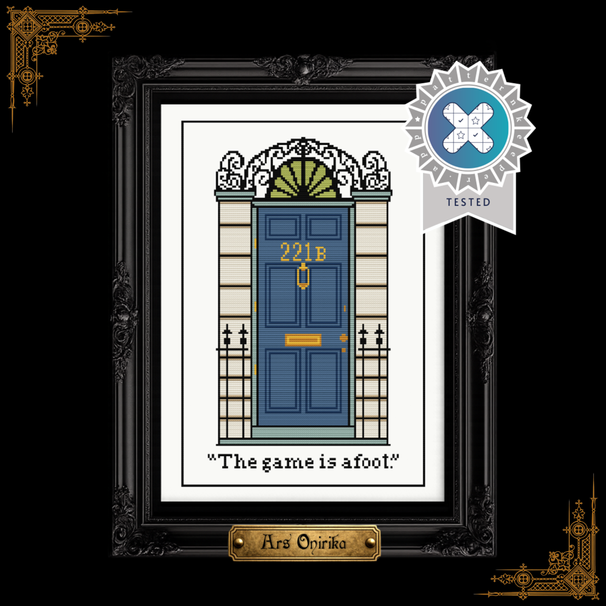 221B Baker Street - Cross Stitch Pattern