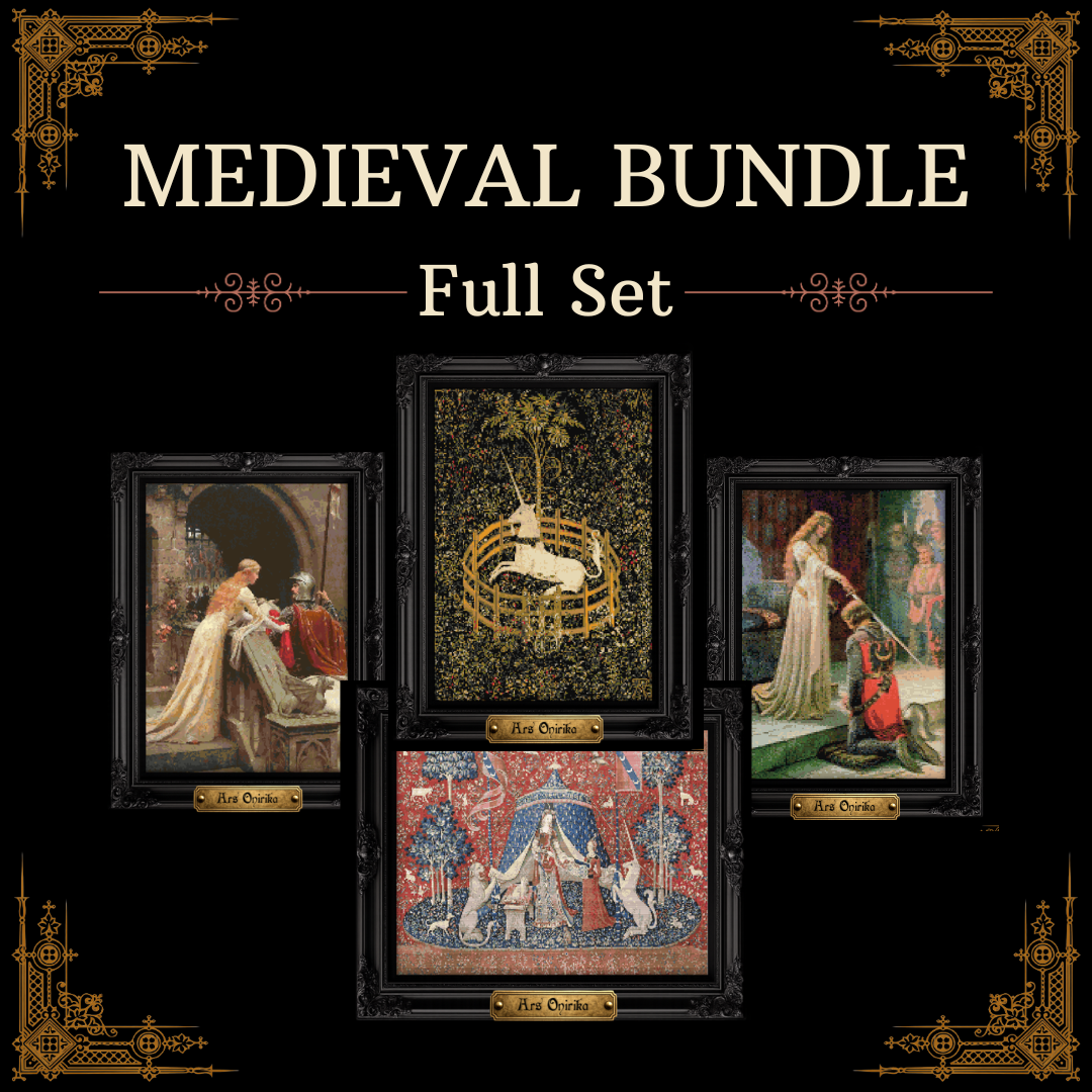 𝐌𝐄𝐃𝐈𝐄𝐕𝐀𝐋 𝐋𝐎𝐕𝐄 𝐂𝐎𝐋𝐋𝐄𝐂𝐓𝐈𝐎𝐍 – 𝐂𝐫𝐨𝐬𝐬 𝐒𝐭𝐢𝐭𝐜𝐡 𝐁𝐮𝐧𝐝𝐥𝐞