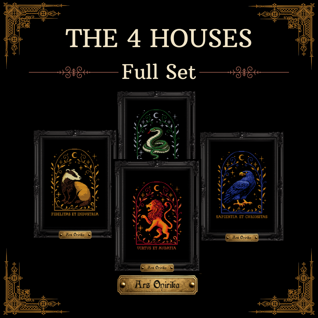 𝐓𝐇𝐄 𝐅𝐎𝐔𝐑 𝐇𝐎𝐔𝐒𝐄𝐒 𝐂𝐎𝐋𝐋𝐄𝐂𝐓𝐈𝐎𝐍 – 𝐂𝐫𝐨𝐬𝐬 𝐒𝐭𝐢𝐭𝐜𝐡 𝐏𝐚𝐭𝐭𝐞𝐫𝐧 𝐁𝐮𝐧𝐝𝐥𝐞