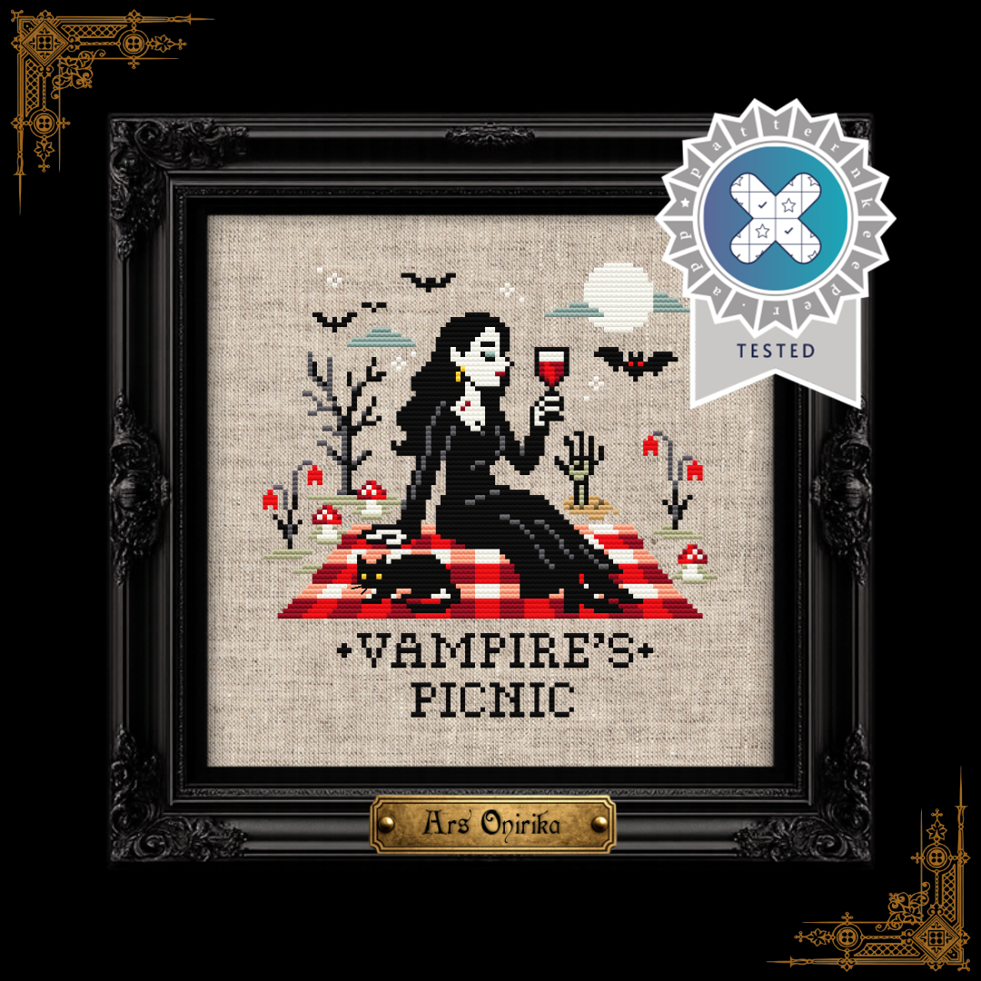 Vampire's Picnic - Cross Stitch Pattern