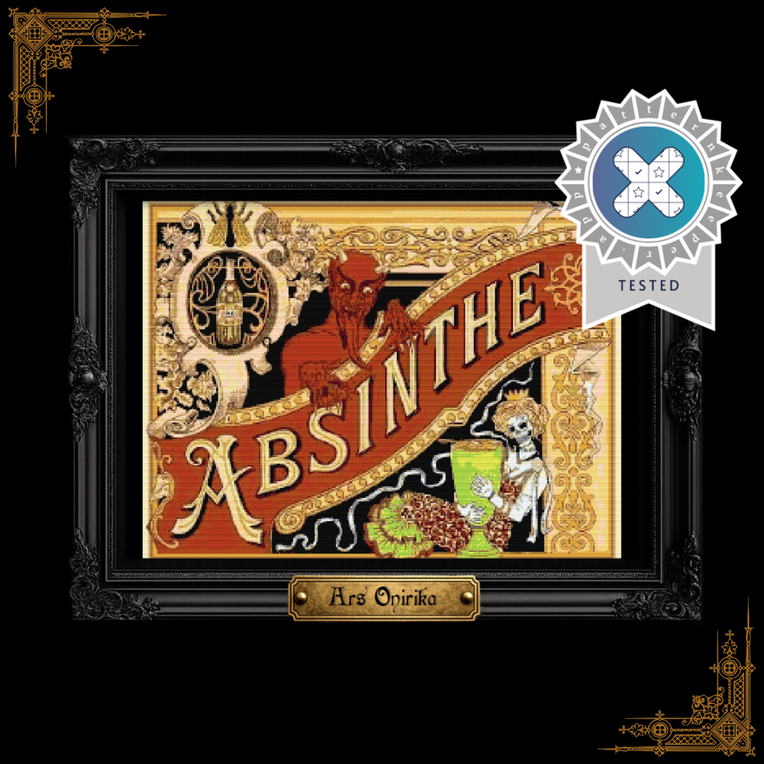 Absinthe - Cross Stitch Pattern