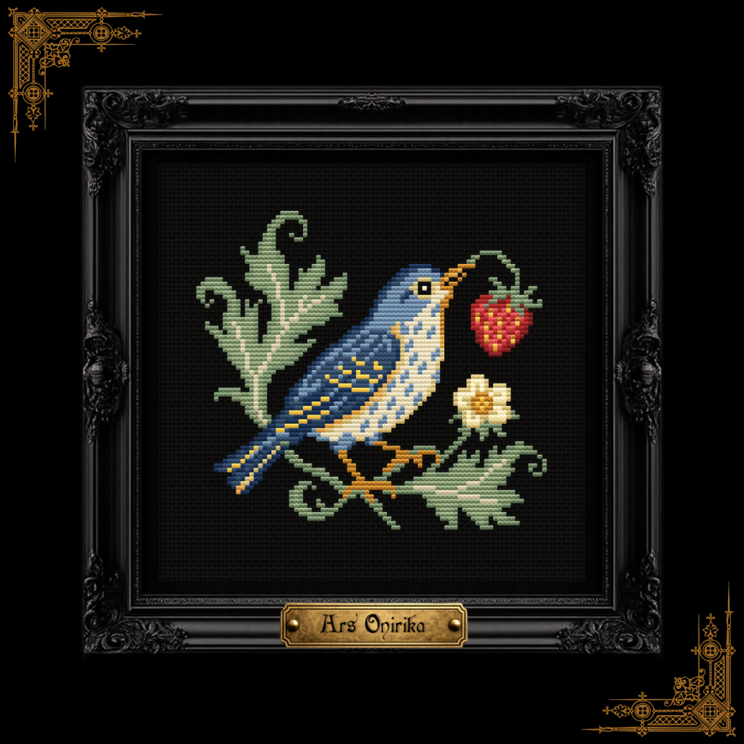 Arts & Crafts Mini Cross Stitch Pattern Bundle Small Tiny Garden
