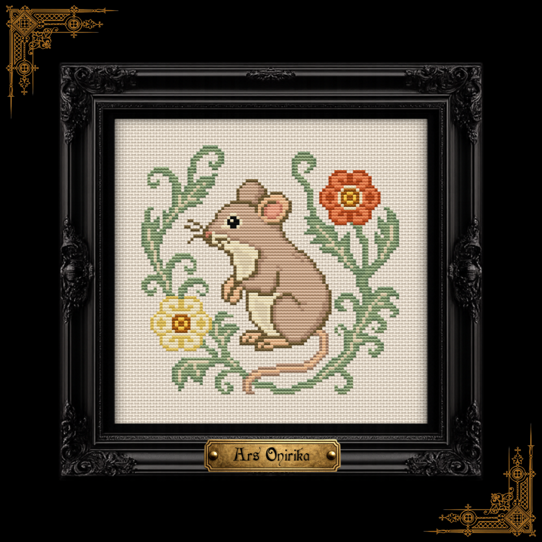 Arts & Crafts Mini Cross Stitch Pattern Bundle Small Tiny Garden